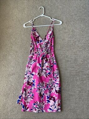 Yumi Kim Pink Floral Midi Slip Dress